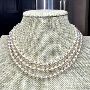 Vintage Multi Strand Pearls– Perlas Elegancia by Evelyne Alay Designs–Mallorca